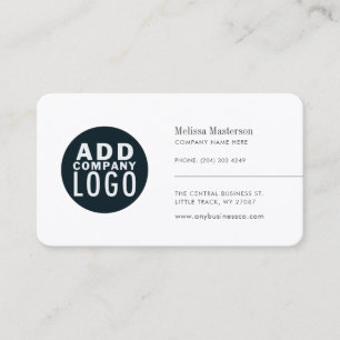 Simple Company Logo Minimalist Business Card