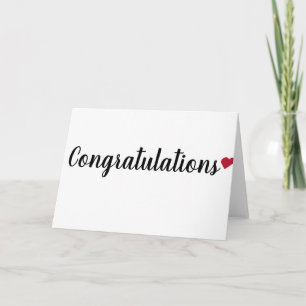Simple Congratulations Card