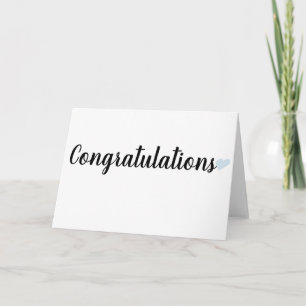 Simple Congratulations Card