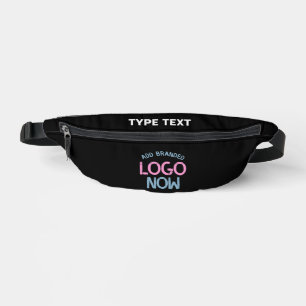 SIMPLE CONTEMPORARY CLEAN BLACK FASHIONABLE CLIENT BUM BAGS