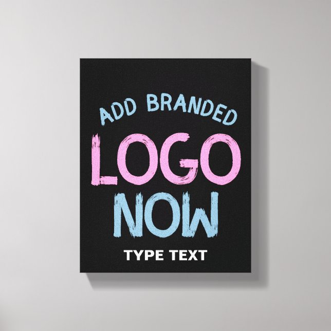 SIMPLE CONTEMPORARY CLEAN BLACK FASHIONABLE CLIENT CANVAS PRINT (Front)