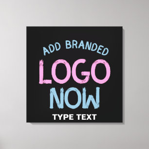 SIMPLE CONTEMPORARY CLEAN BLACK FASHIONABLE CLIENT CANVAS PRINT