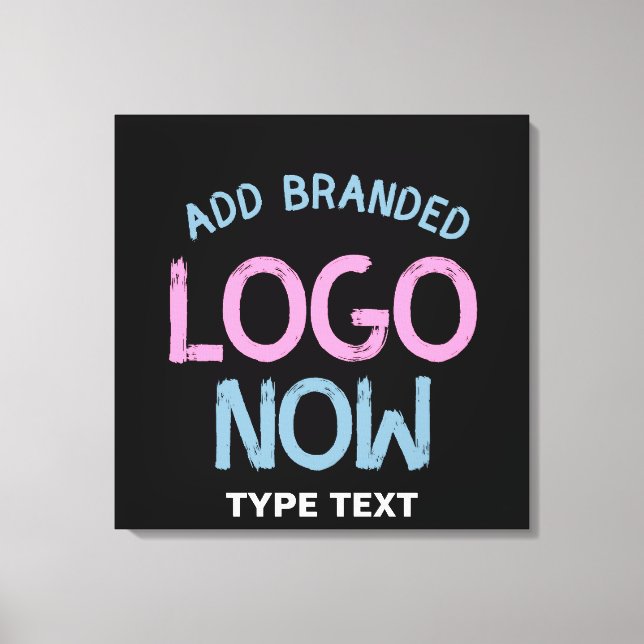 SIMPLE CONTEMPORARY CLEAN BLACK FASHIONABLE CLIENT CANVAS PRINT (Front)
