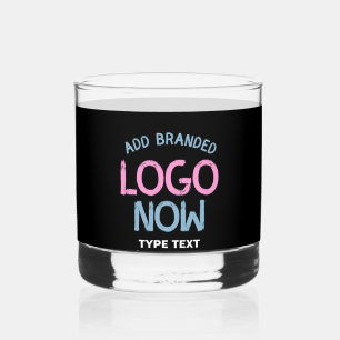 SIMPLE CONTEMPORARY CLEAN BLACK FASHIONABLE CLIENT WHISKEY GLASS