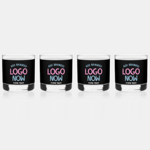SIMPLE CONTEMPORARY CLEAN BLACK FASHIONABLE CLIENT WHISKEY GLASS