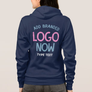 SIMPLE CONTEMPORARY CLEAN NAVY BLUE FASHION CLIENT HOODIE