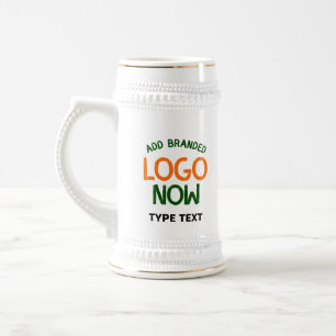 SIMPLE CONTEMPORARY CLEAN WHITE FASHIONABLE CLIENT BEER STEIN
