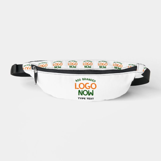 SIMPLE CONTEMPORARY CLEAN WHITE FASHIONABLE CLIENT BUM BAGS (Front)