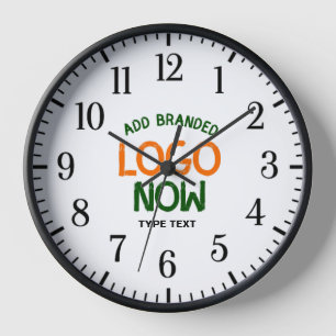SIMPLE CONTEMPORARY CLEAN WHITE FASHIONABLE CLIENT CLOCK