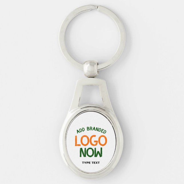 SIMPLE CONTEMPORARY CLEAN WHITE FASHIONABLE CLIENT KEY RING (Front)
