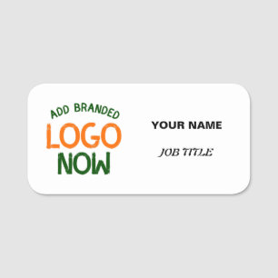 SIMPLE CONTEMPORARY CLEAN WHITE FASHIONABLE CLIENT NAME TAG
