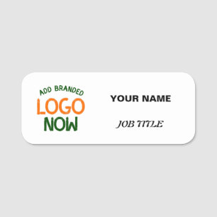 SIMPLE CONTEMPORARY CLEAN WHITE FASHIONABLE CLIENT NAME TAG