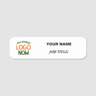 SIMPLE CONTEMPORARY CLEAN WHITE FASHIONABLE CLIENT NAME TAG