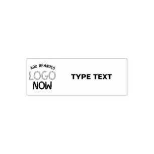 SIMPLE CONTEMPORARY CLEAN WHITE FASHIONABLE CLIENT SELF-INKING STAMP