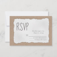 Simple contemporary torn paper cardboard