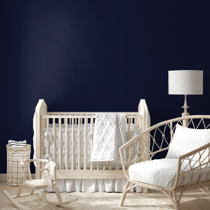 Simple Cool Elegant Dark Navy Blue Wall Home Decor