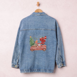 Simple cool stylish denim jacket for christmas