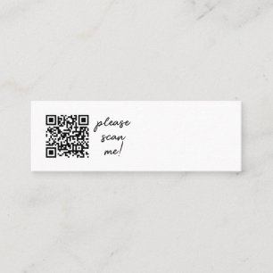 Simple Corporate Website QR Code Business Card