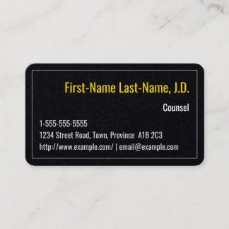 Simple Counsel Business Card