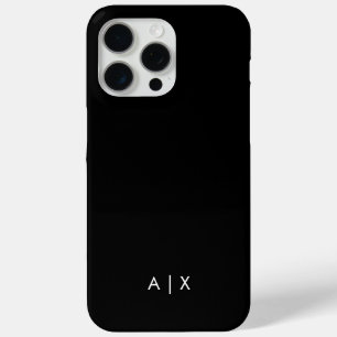 Simple Couple Name monogrammed iPhone 15 Pro Max Case