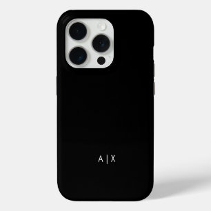 Simple Couple Name monogrammed iPhone 15 Pro Case