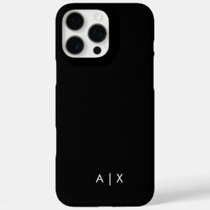 Simple Couple Name monogrammed iPhone 16 Pro Max Case