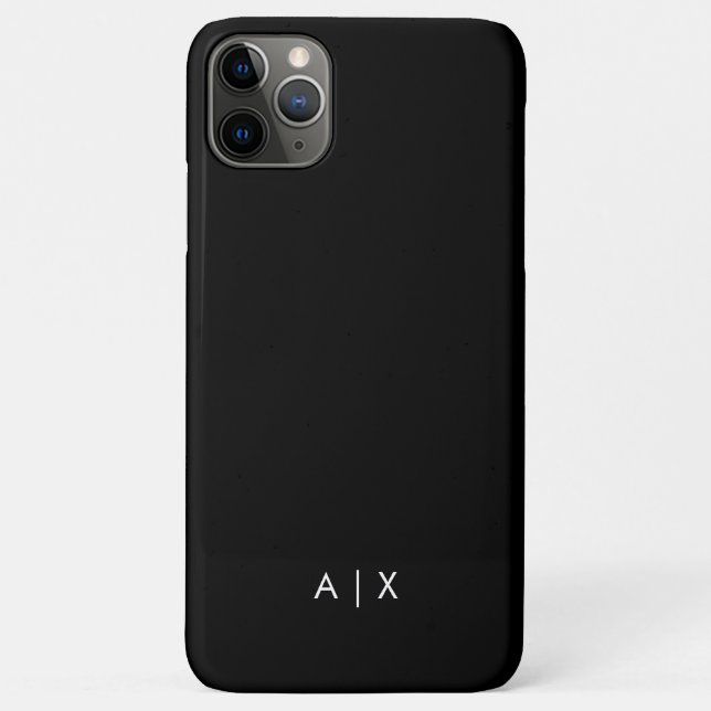 Simple Couple Name monogrammed Case-Mate iPhone Case (Back)