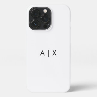Simple Couple Name monogrammed iPhone 13 Pro Case
