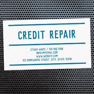 Simple Credit Repair Business Card