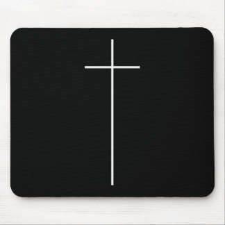 Simple Cross Religious Crucifix Christian Catholic Mouse Pad