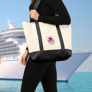 Simple Cruise Day Excursion Personalise Tote Bag