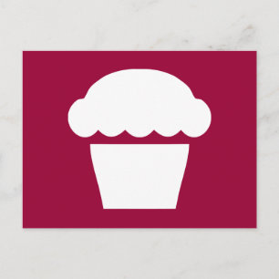 simple cupcake postcard