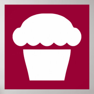 simple cupcake poster