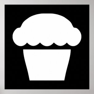 simple cupcake poster