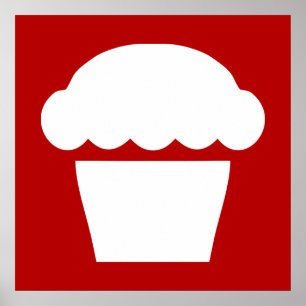 simple cupcake poster