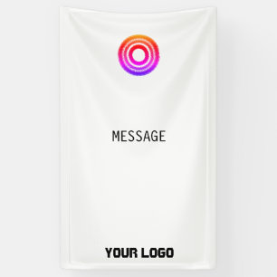 simple custom BLACK mandala monogram add your name Banner