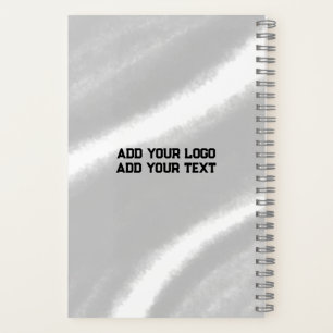 simple custom blue purple black leaves add your t notebook