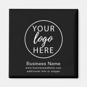 Simple Custom Business Logo Magnet