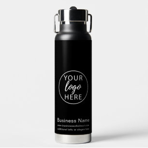 Simple Custom Business Logo  Water Bottle