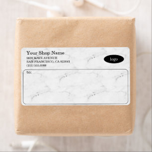 Simple Custom business shipping labels