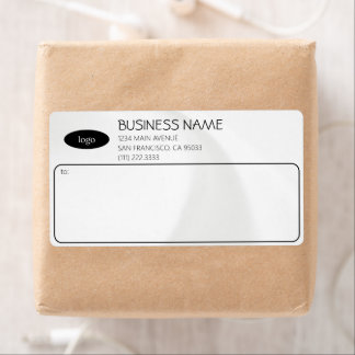 Simple Custom Business Shipping Labels