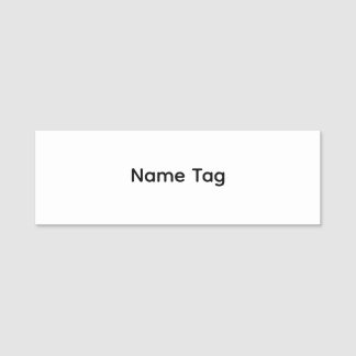 Simple Custom | Classic Name Tag