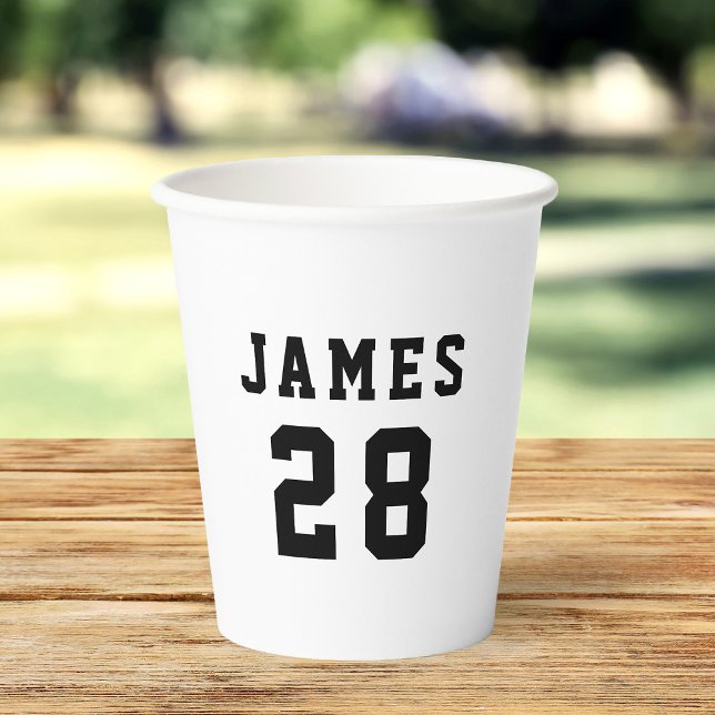 Simple Custom Colour Varsity Paper Cups (Creator Uploaded)