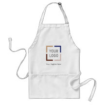 Simple Custom Company Logo personalised Adult Apro