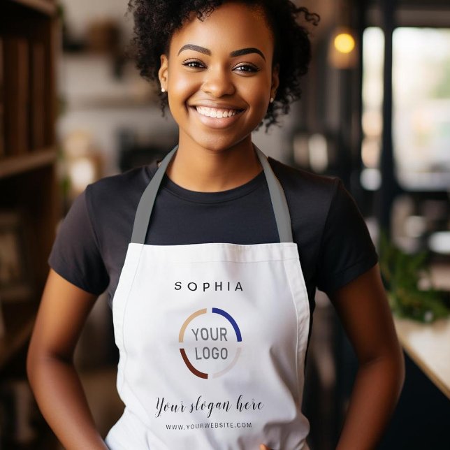 Simple Custom Company Logo personalised Apron (Simple Custom Company Logo personalized Apron)