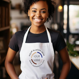 Simple Custom Company Logo personalised Apron