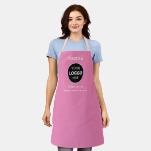 Simple Custom Company Logo personalised Apron