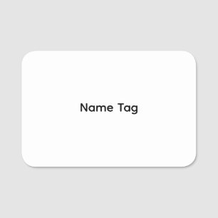 Simple Custom Dry Erase Name Tag