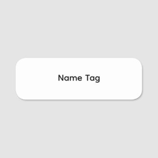 Simple Custom | Dry Erase Name Tag