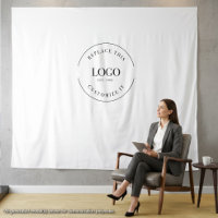 Simple Custom Logo backdrop Company branding